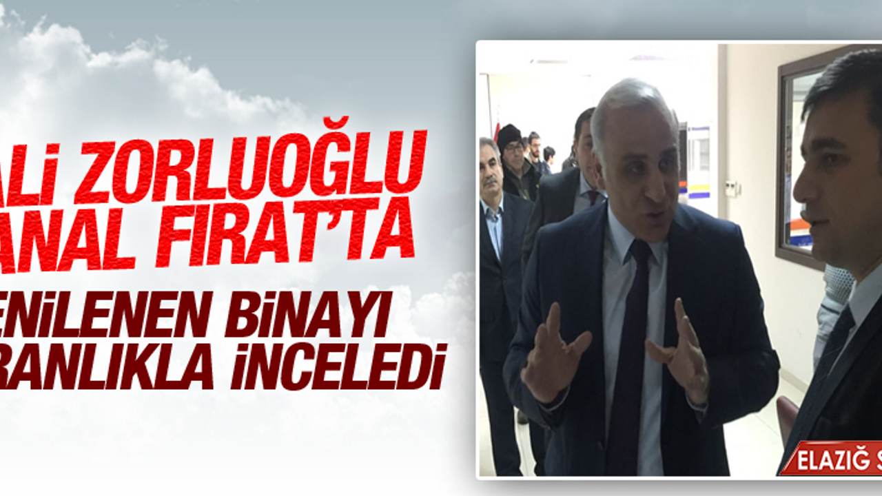 Vali Zorluoğlu Kanal Fırat Televizyonu’nda