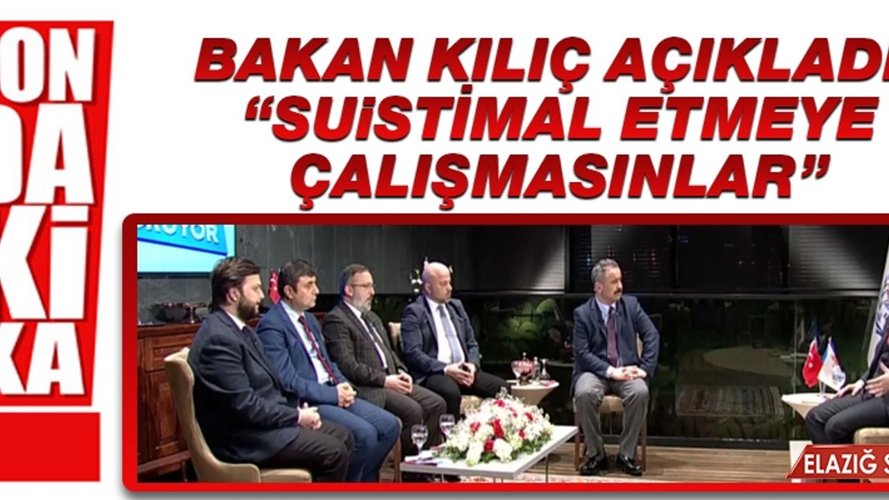 Kılıç: Stadyum Konusunu Suistimal Etmesinler