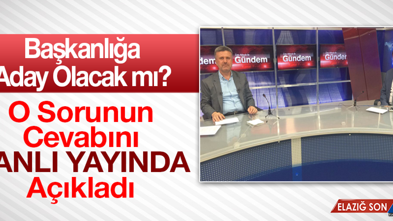 Ramazan Gürgöze, Başkanlığa Aday Olacak mı?