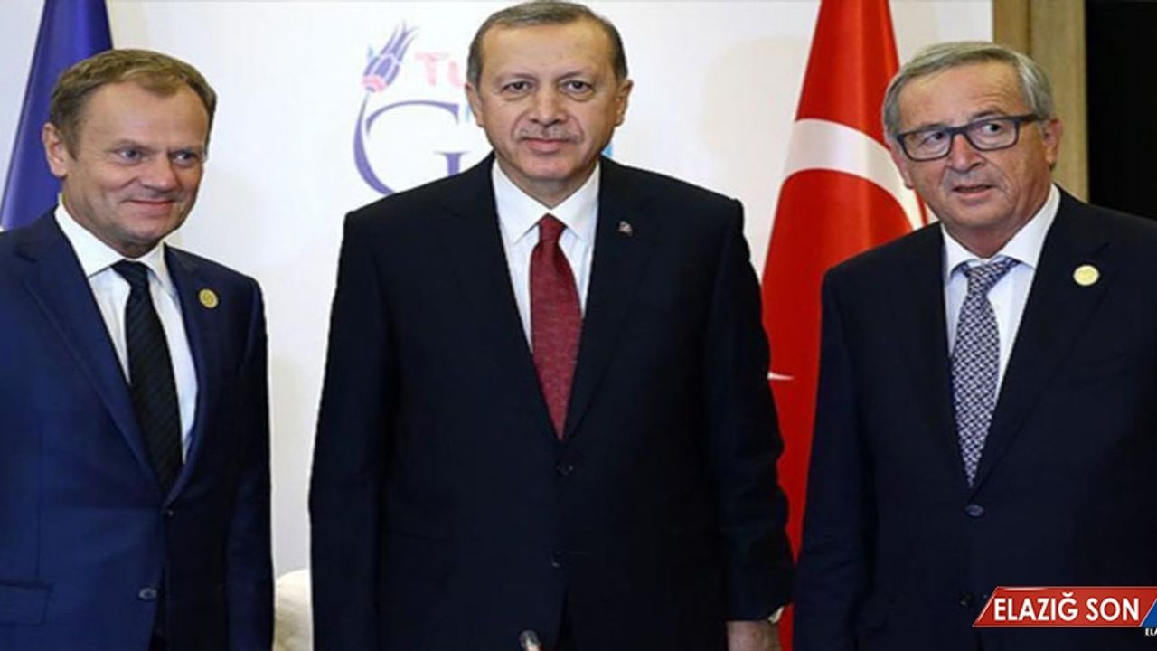 Cumhurbaşkanı Erdoğan, Brüksel'de Juncker ve Tusk'la Görüşecek