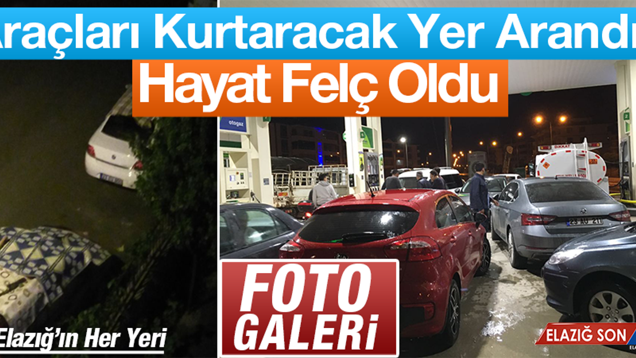 Elazığ'da Dolu Yağışından Geriye Kalanlar