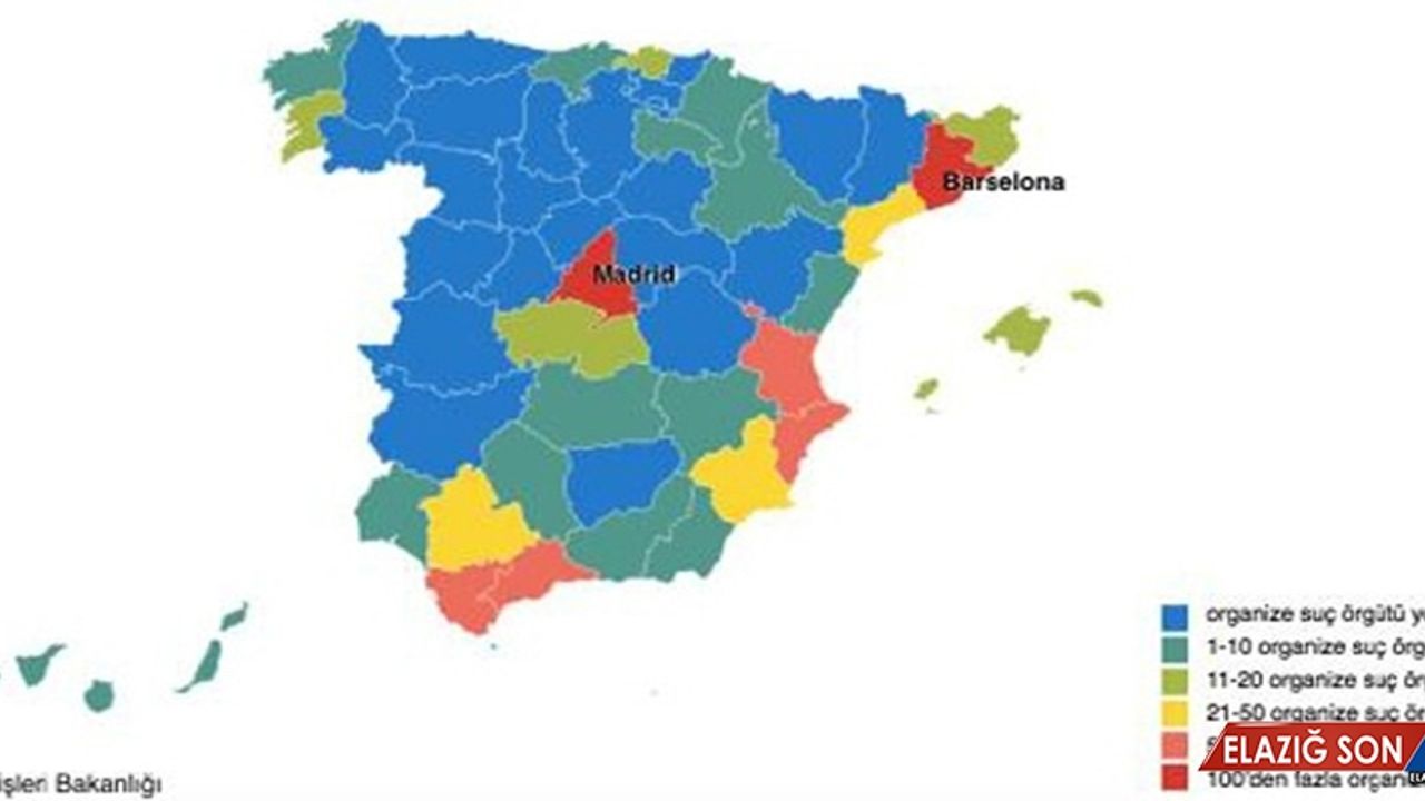 En Çok Suç Örgütü Madrid Ve Barselona'da