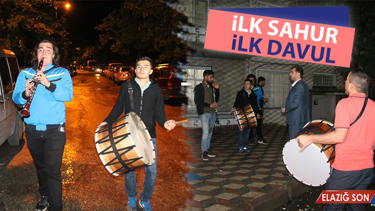 İlk Sahura Davul ve Klarnetle Sesiyle Uyandılar