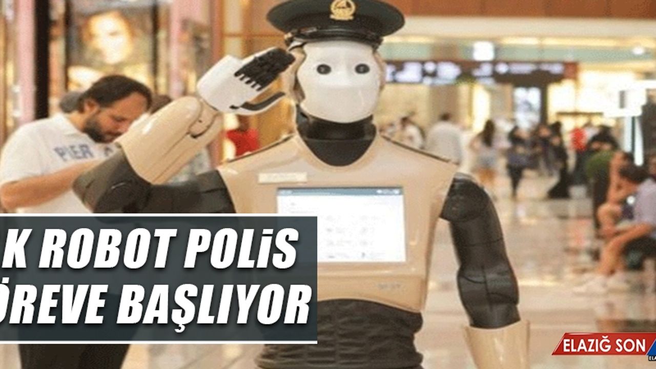 Dubai'de İlk Robot Polis Görev Başına Geçiyor