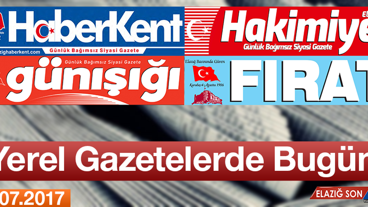 Bakın Yerel Gazeteler Hangi Manşetleri Attı?