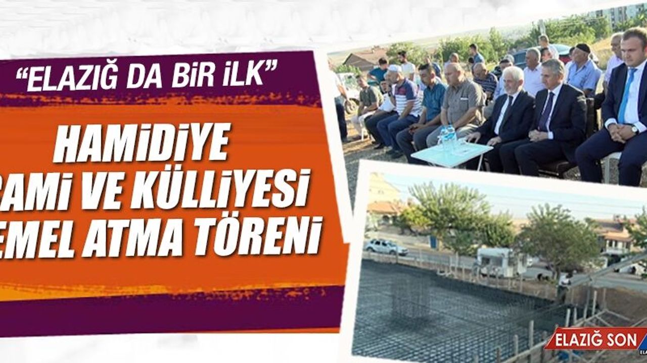 Bu Cami Elazığ’da Bir İlk Olacak