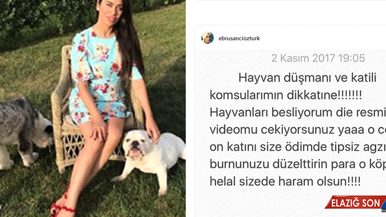 Ebru Şancı Yine Komşularına Laf Soktu