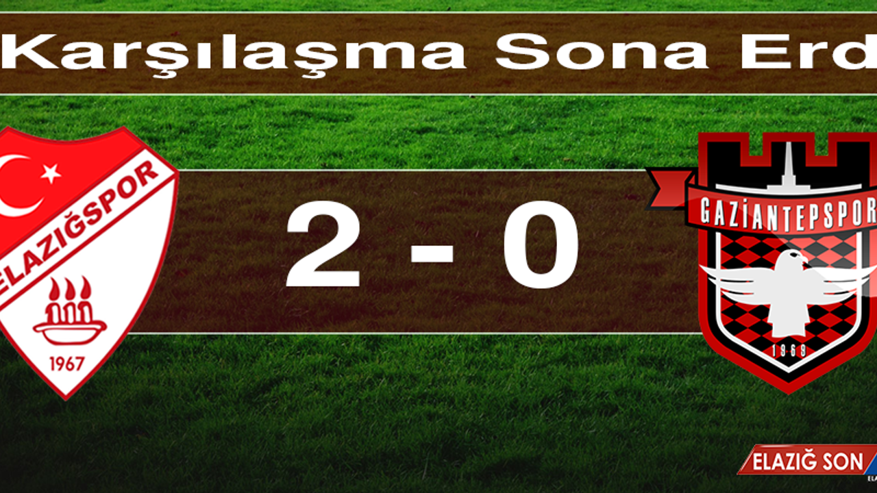 Elazığspor, Gaziantepspor Karşılaşması Sona Erdi