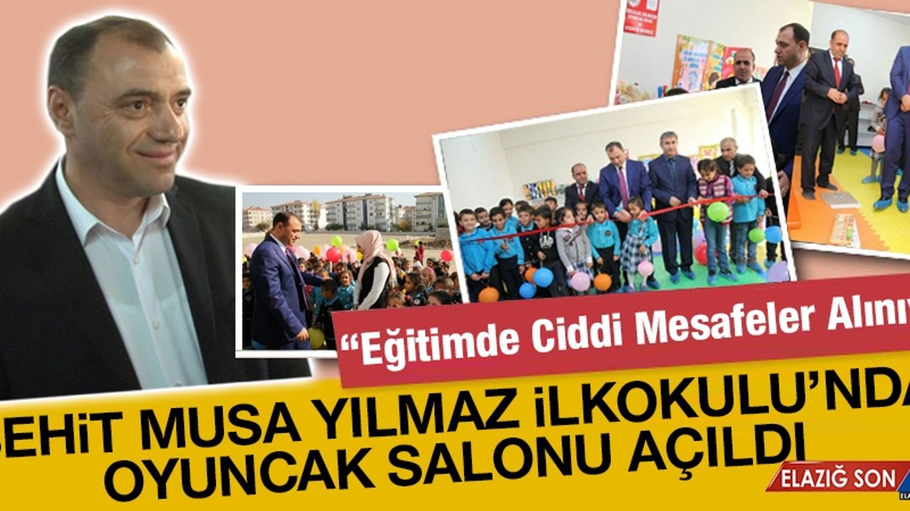 Şehit Musa Yılmaz İlkokulu’nda Oyuncak Salonu Açıldı