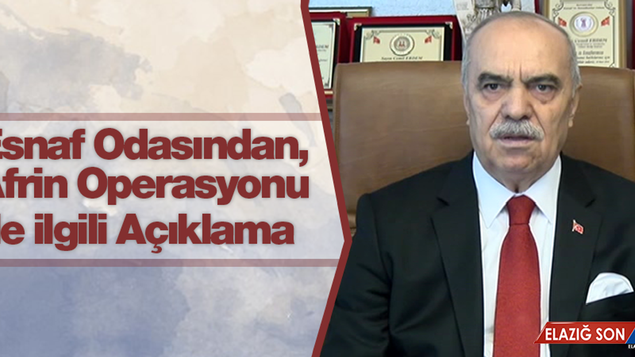 Erdem, Afrin Operasyonu İle İlgili Ne Dedi?