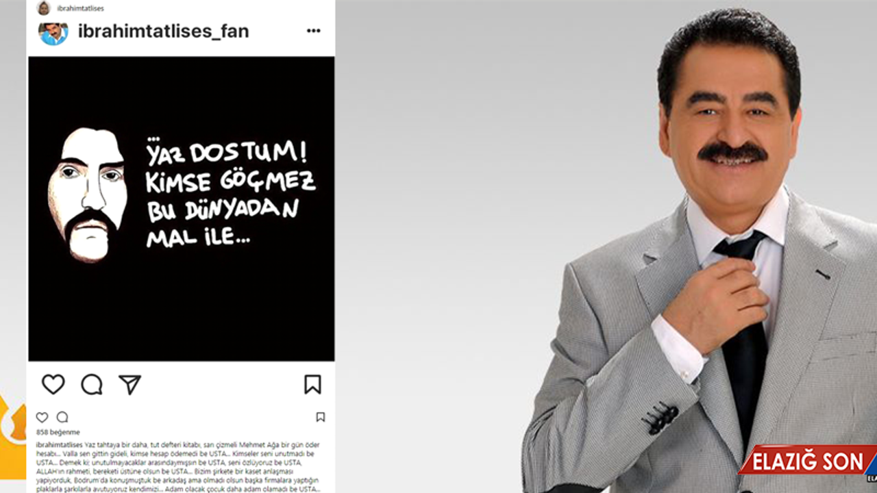 İbrahim Tatlıses'ten Yıllar Sonra Gelen Barış Manço İtirafı