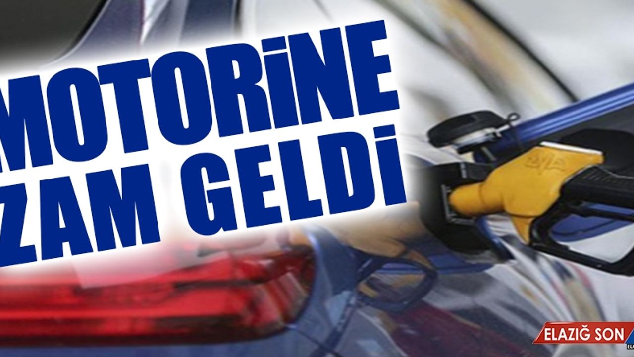 Motorinin Litre Fiyatına Yine Zam Geldi