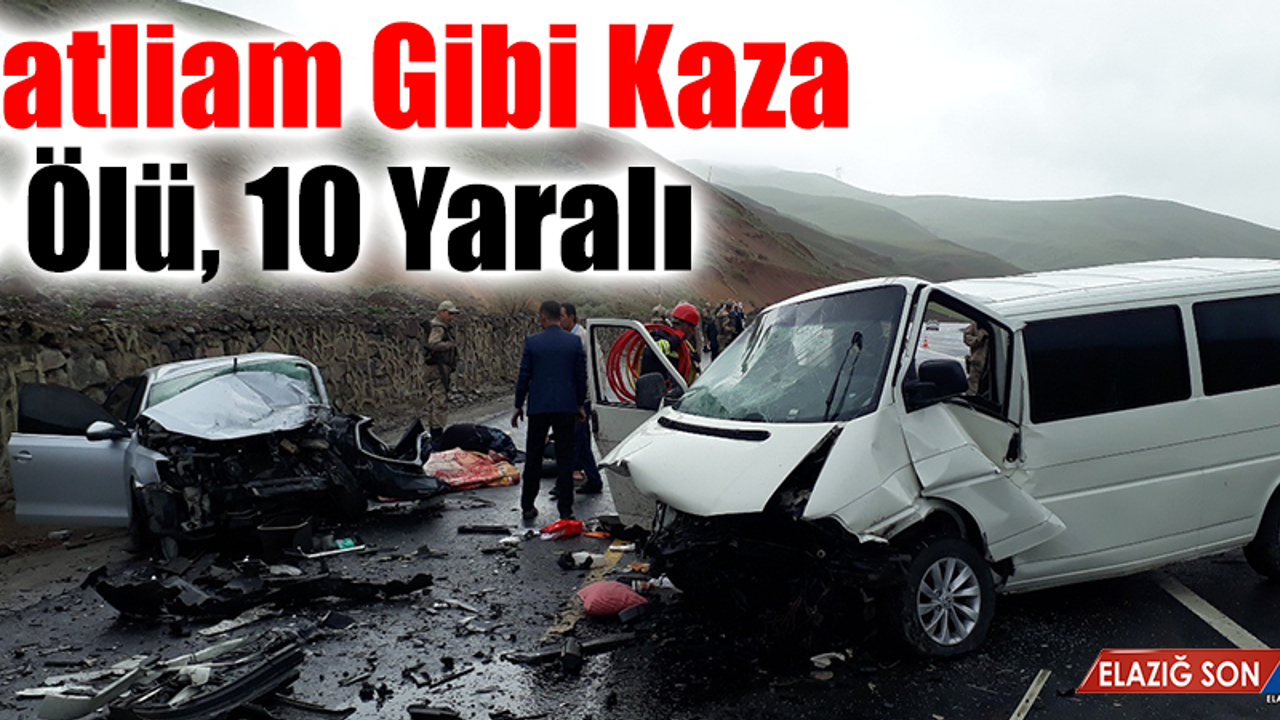 Erzurum - Bingöl Karayolu'nda Katliam Gibi Kaza!