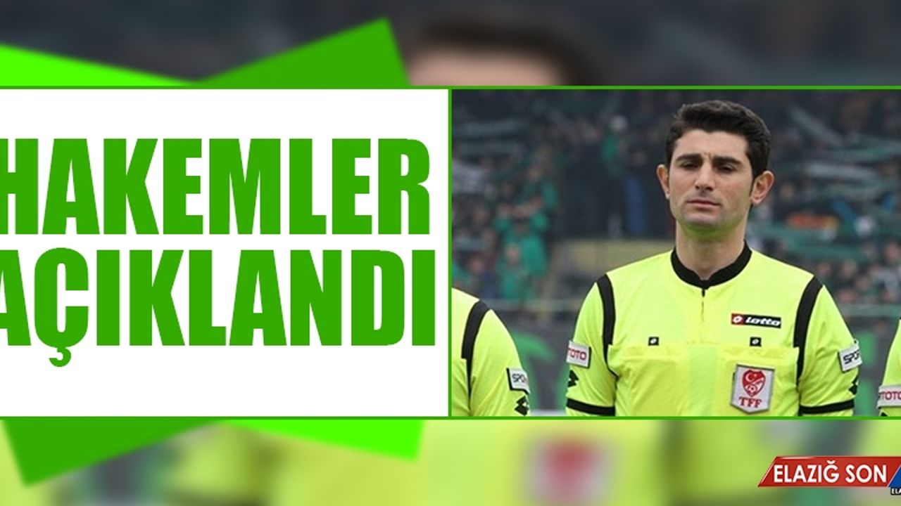 TY Elazığspor-İstanbulspor Maçını Ramazan Keleş Yönetecek