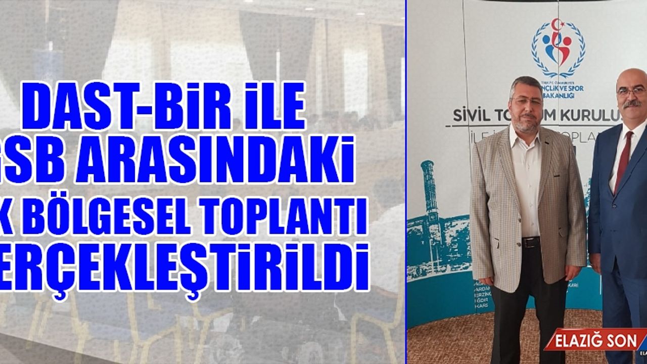 DAST-BİR İle GSB Arasındaki İlk Bölgesel Toplantı Gerçekleştirildi
