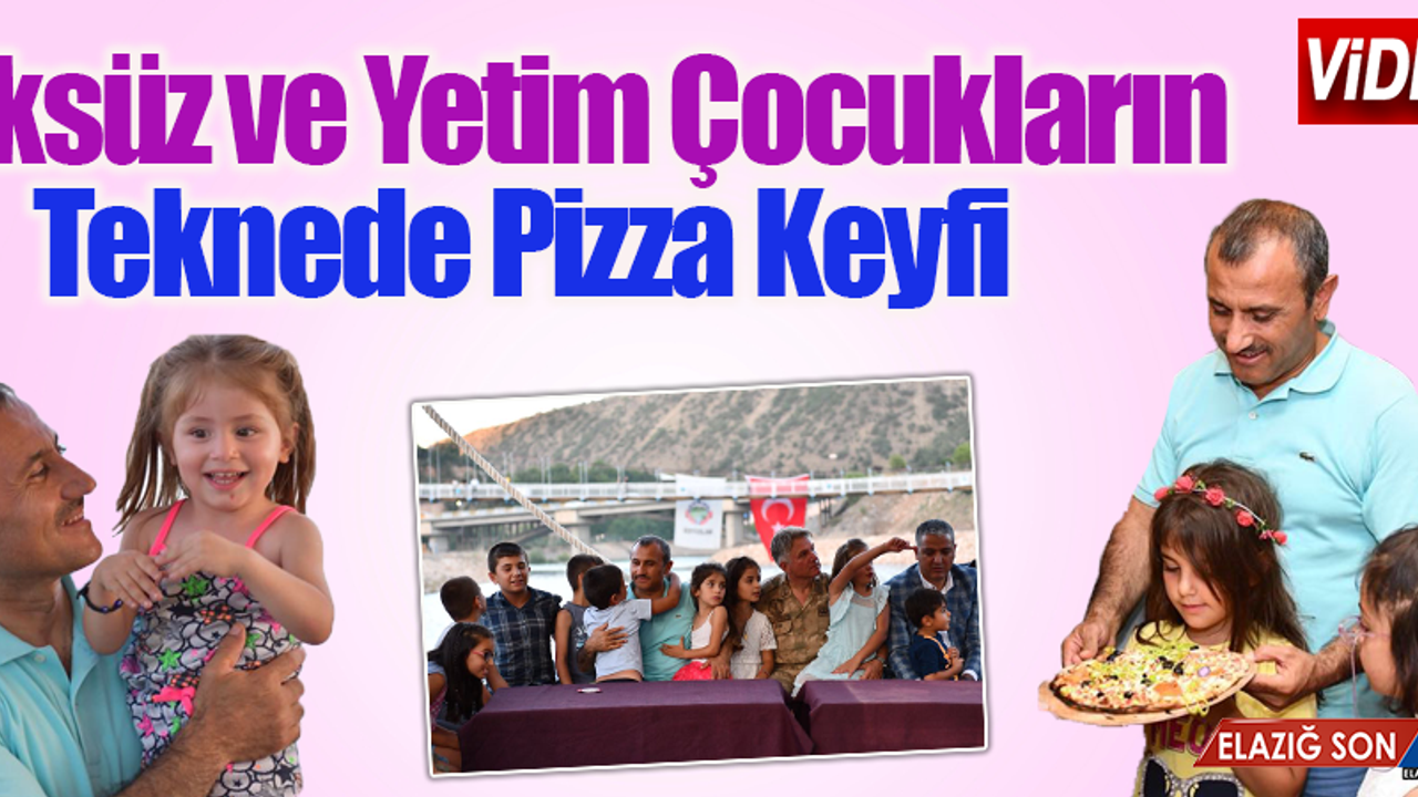 Vali Sonel,  Yetim ve Öksüz Çocuklarla Teknede Pizza Yedi