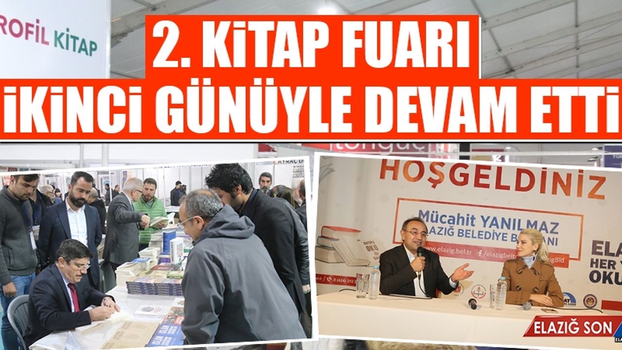 2. Kitap Fuarı İkinci Günüyle Devam Etti