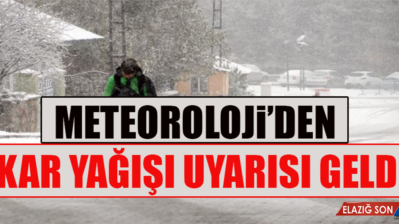 5 İl İçin Yağmur ve Kar Uyarısı