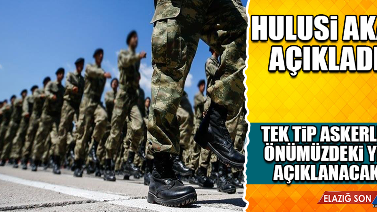 Bakan Akar, Tek Tip Askerlikle İlgili Konuştu: Önümüzdeki Yıl Açıklanacak