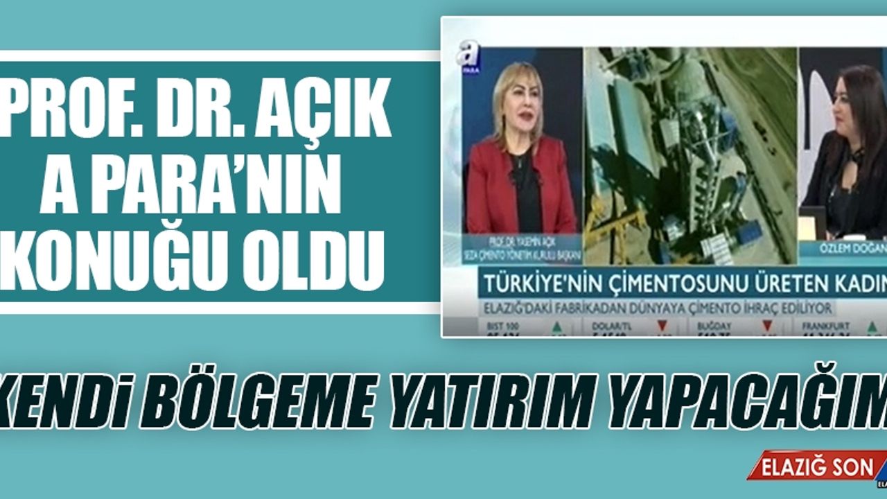 Prof. Dr. Açık A Para'nın Konuğu Oldu
