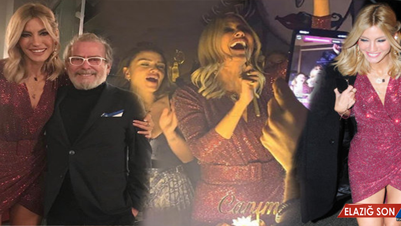 Güzel Manken Çağla Şıkel, 40'ıncı Doğum Gününü Dostlarıyla Kutladı