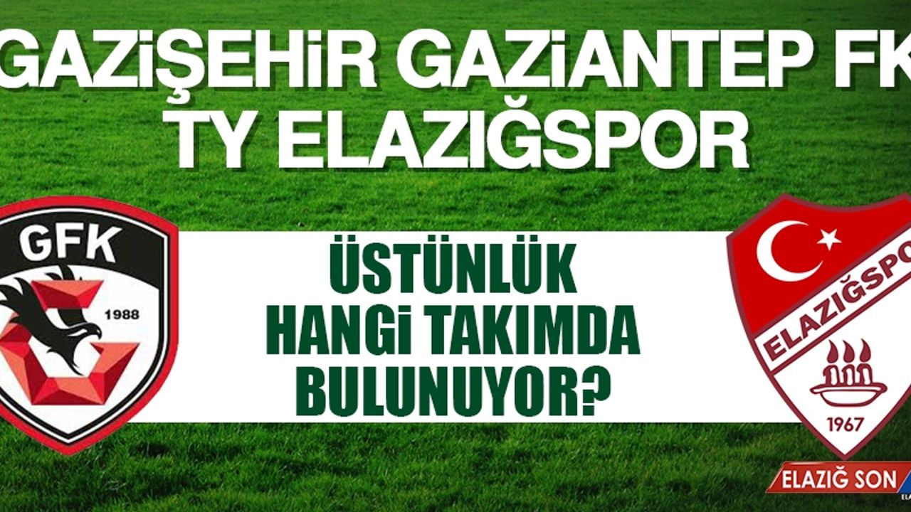 Gazişehir Gaziantep FK-TY Elazığspor Rekabeti