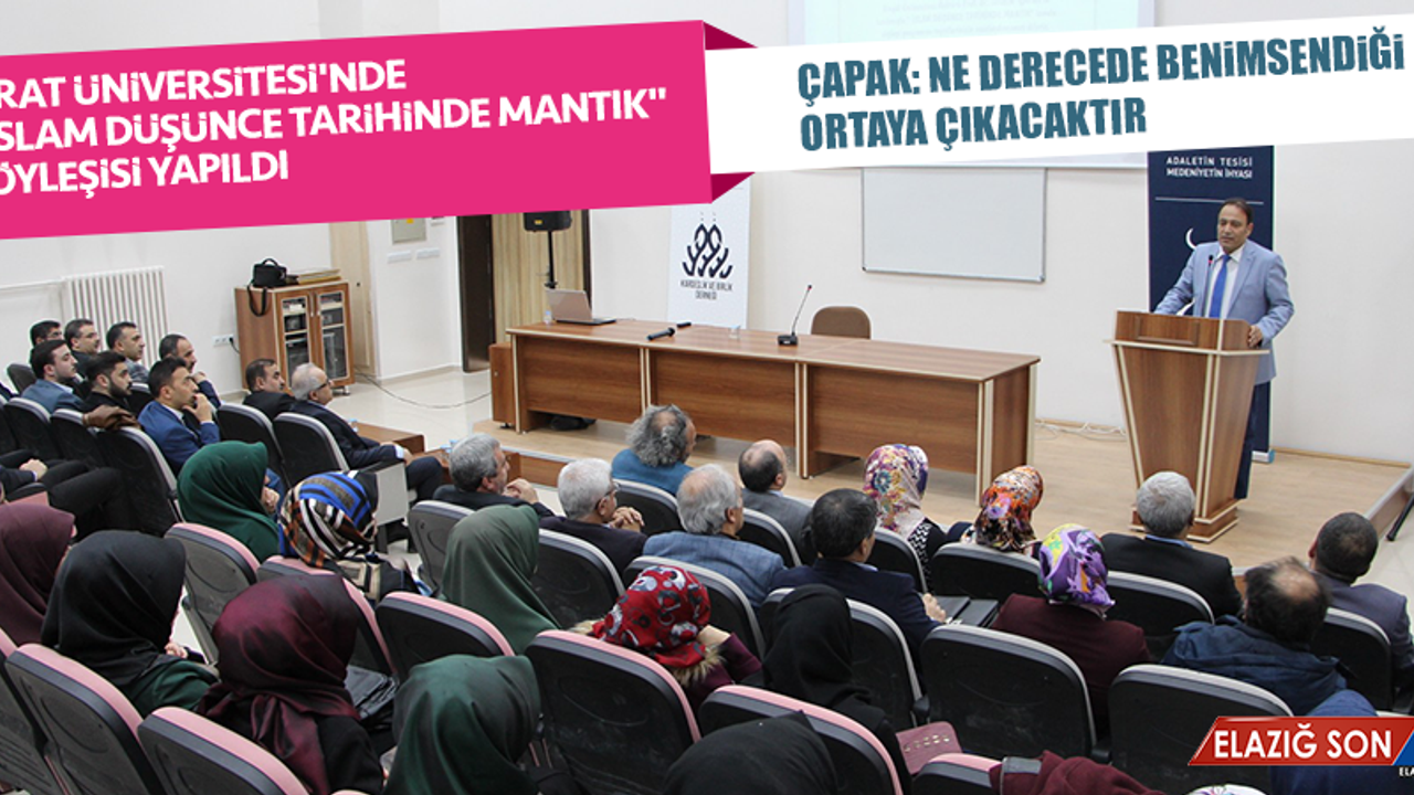 "İslam Düşünce Tarihinde Mantık" Söyleşisi Yapıldı
