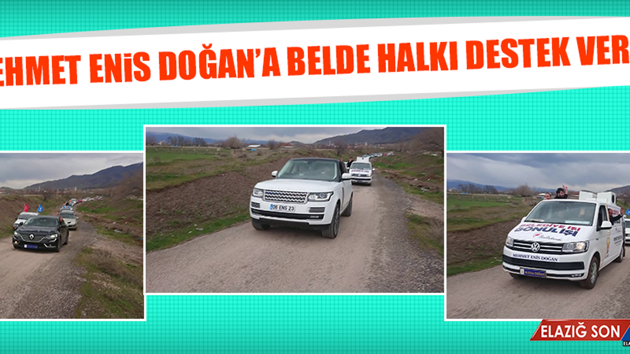 Mehmet Enis Doğan’a Belde Halkı Destek Verdi