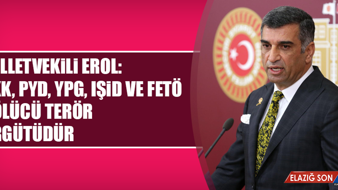 Milletvekili Erol: PKK, PYD, YPG, IŞİD VE FETÖ bölücü terör örgütüdür