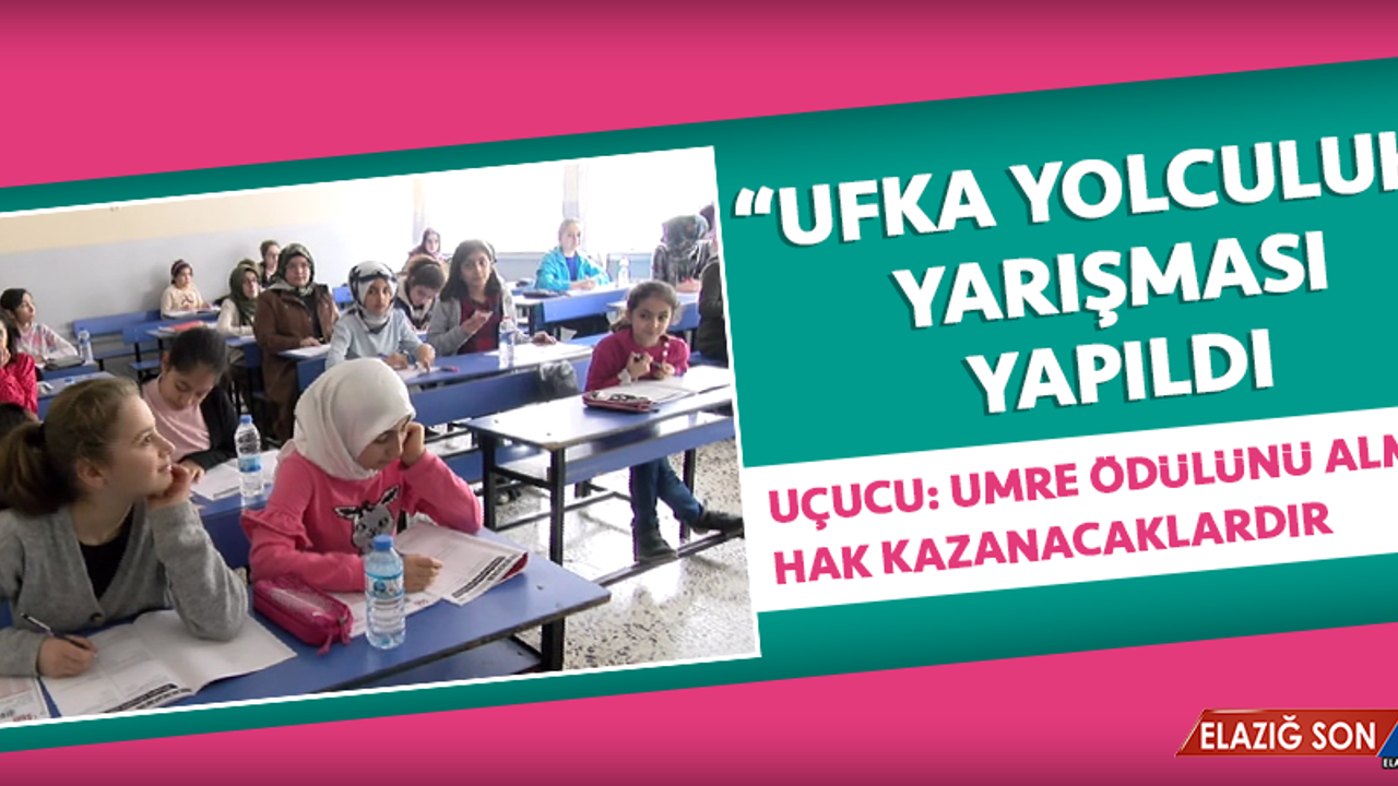 UÇUCU: UMRE ÖDÜLÜNÜ ALMAYA HAK KAZANACAKLARDIR