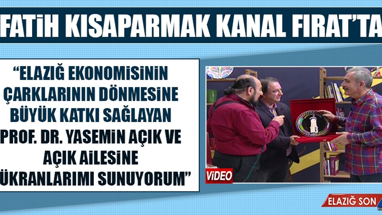 Fatih Kısaparmak’tan Prof. Dr. Yasemin Açık İle İlgili Övgü Dolu Sözler