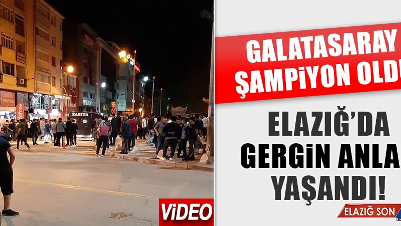 Elazığspor Taraftarları ile Galatasaraylılar Arasında Gerginlik Yaşandı