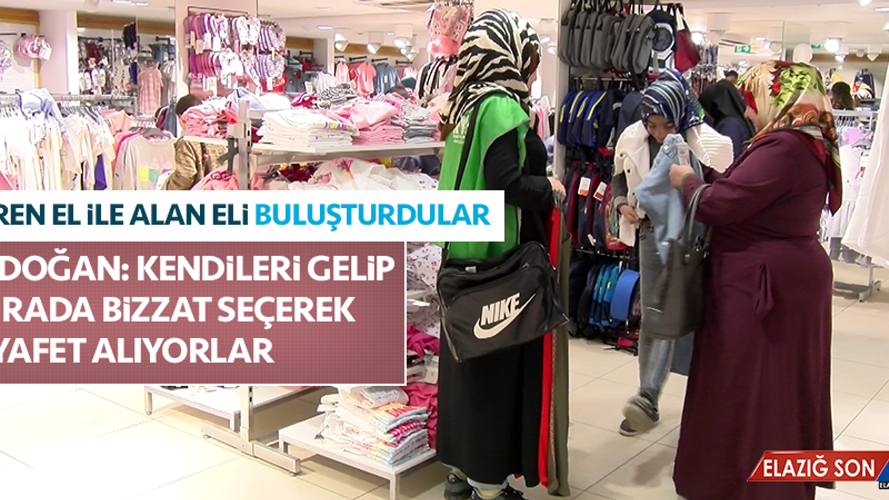 Veren El İle Alan Eli Buluşturdular