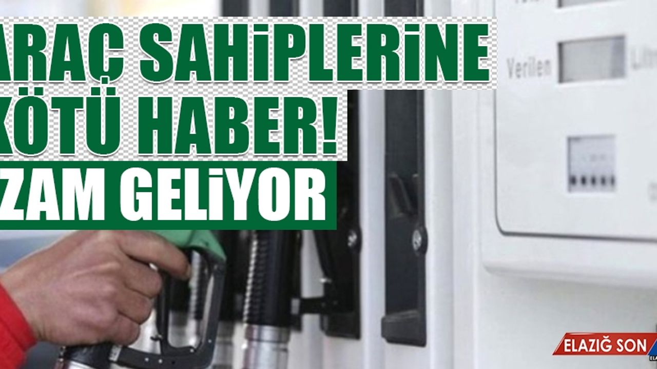Araç Sahipleri Kötü Haber! Zam Geliyor