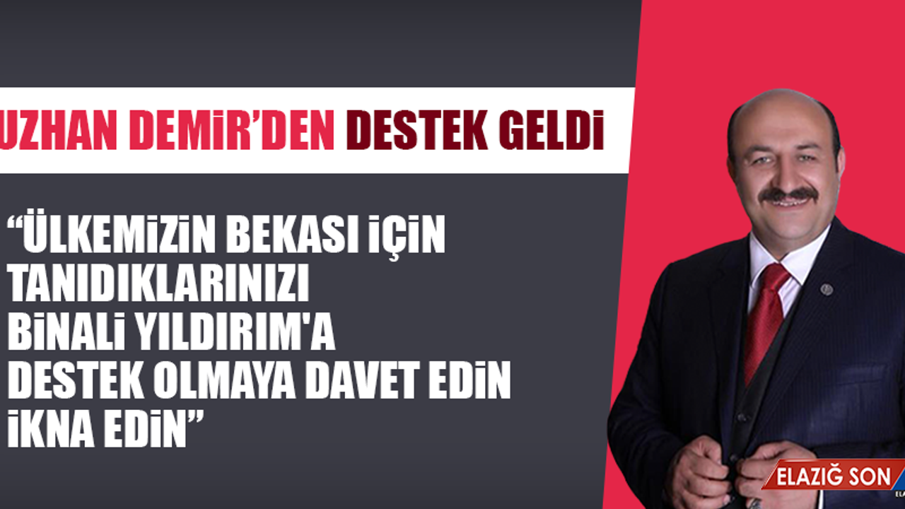 DEMİR: BU SEÇİM SIRADAN BİR BELEDİYE BAŞKANLIĞI SEÇİMİ DEĞİLDİR