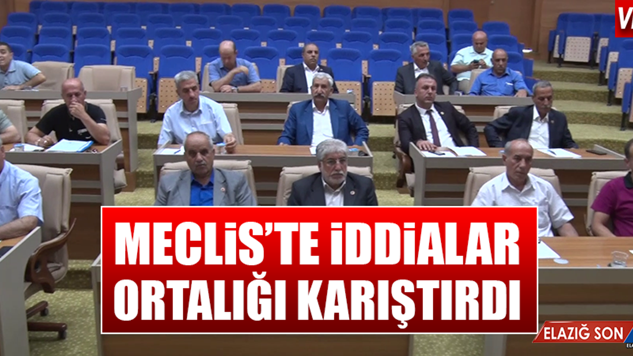 Mecliste İddialar Ortalığı Karıştırdı