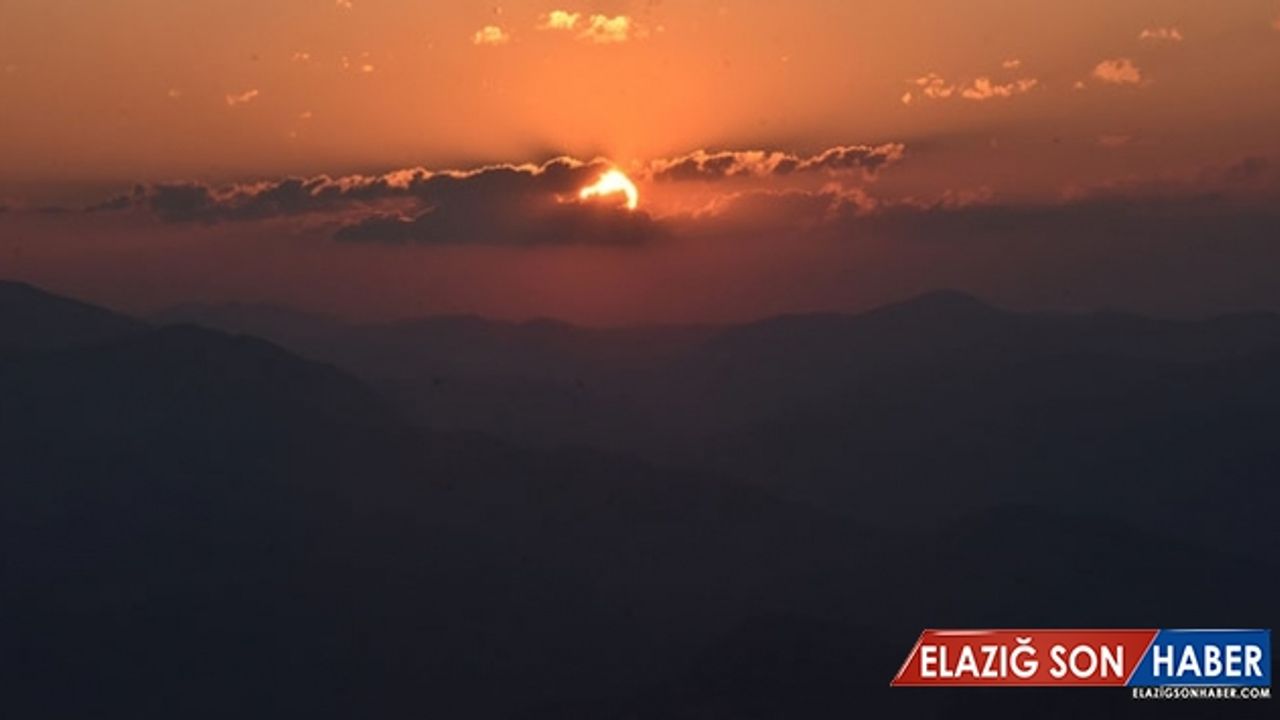 Nemrut'un eşsiz gün batımı manzarası