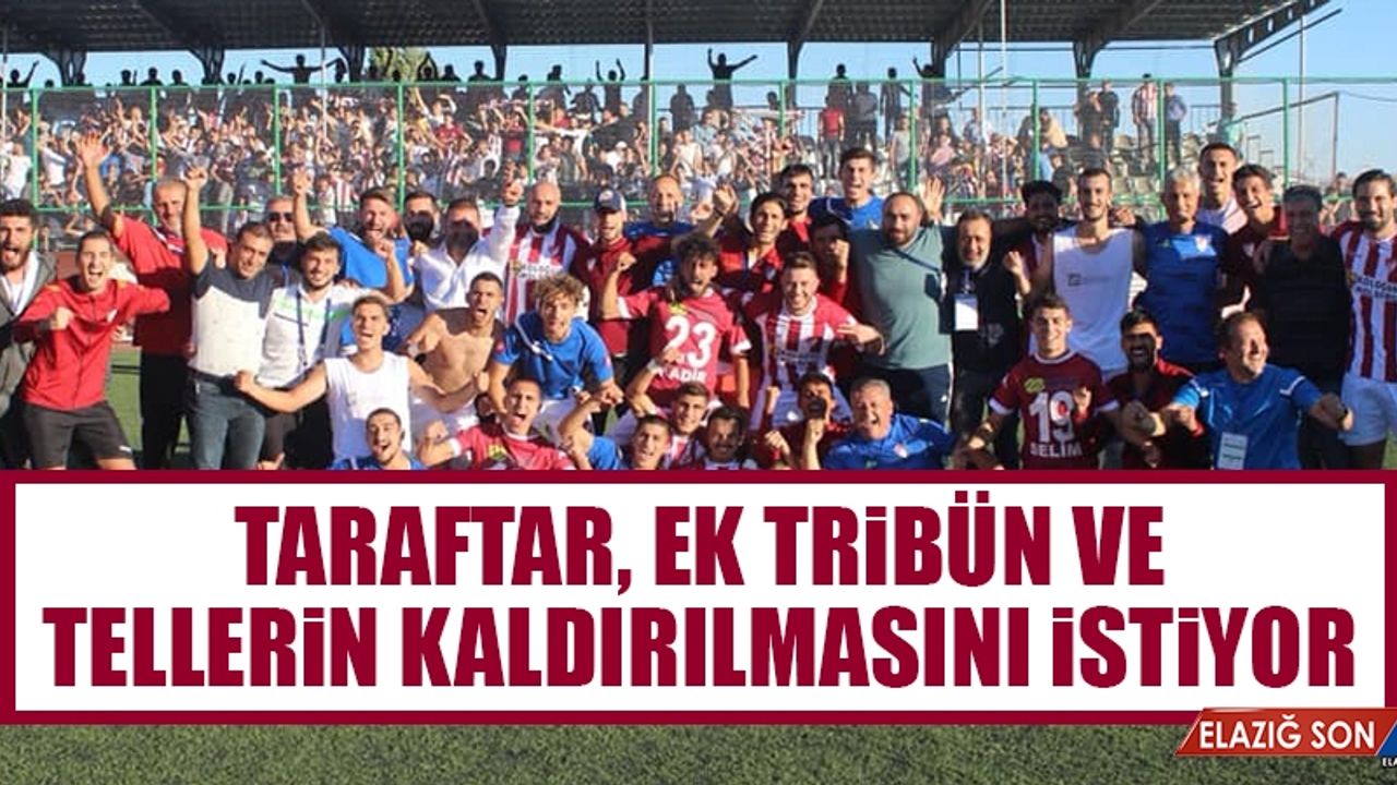 Taraftar, Ek Tribün ve Tellerin Kaldırılmasını İstiyor