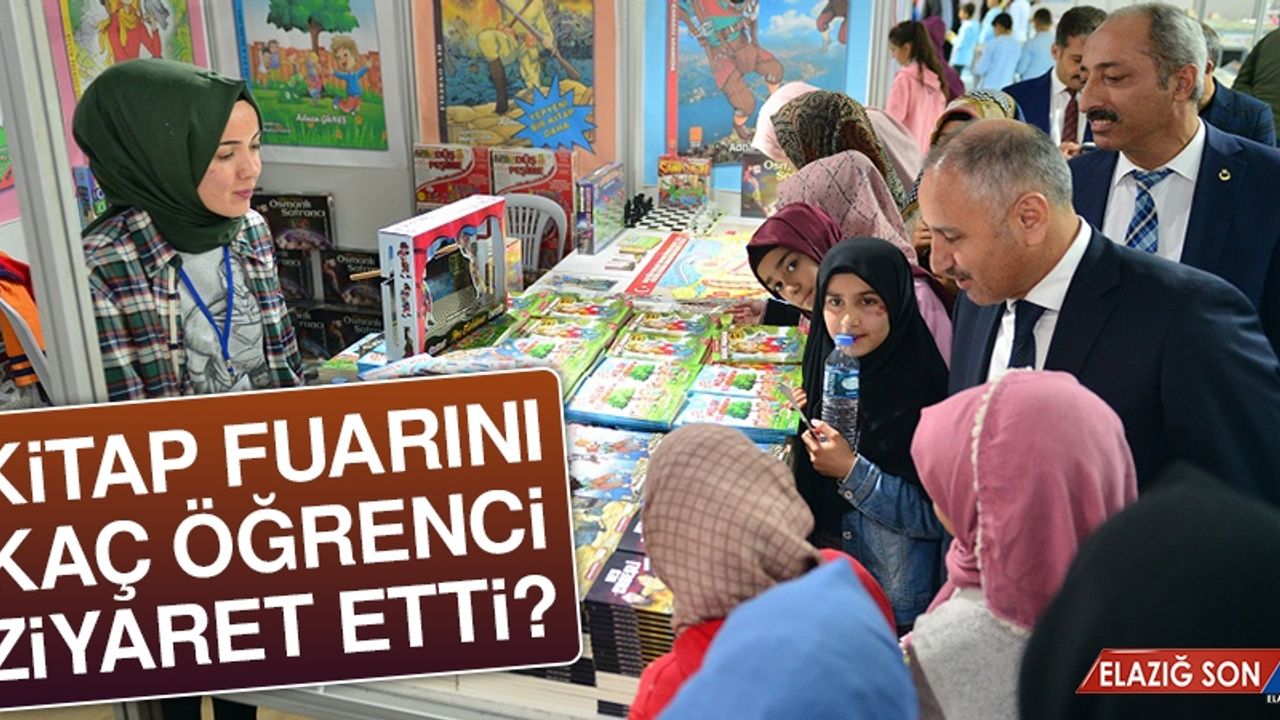Elazığ Kitap Fuarını Kaç Öğrenci Ziyaret Etti?