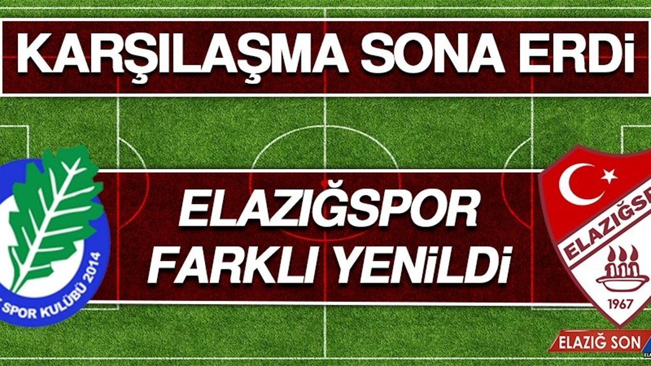 Ergene Velimeşespor - Birevim Elazığspor Karşılaşması