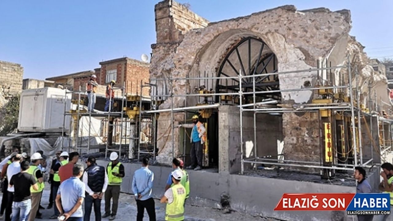 Hasankeyf'teki son eserin taşınmasına başlandı