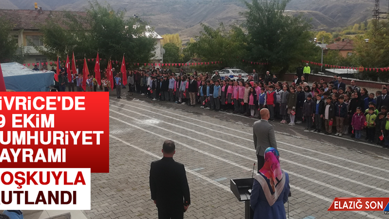 Sivrice'de 29 Ekim Cumhuriyet Bayramı Kutlandı