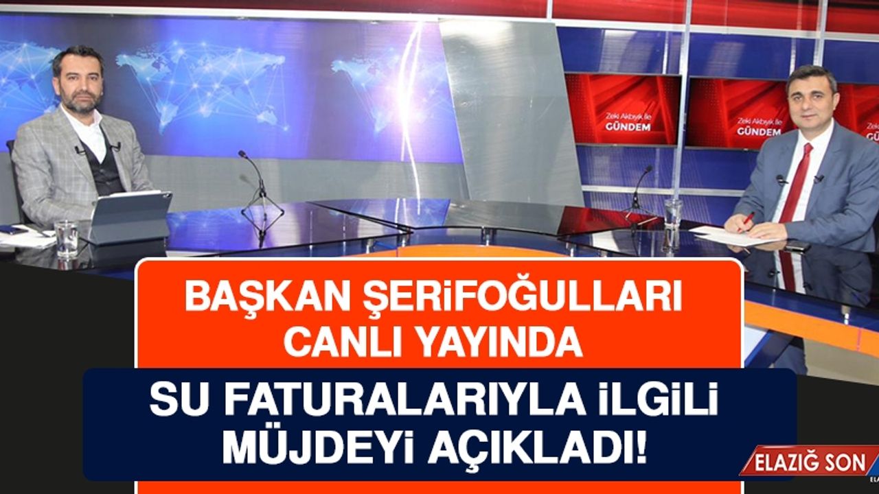 Başkan Şerifoğulları'ndan Canlı Yayında Müjde