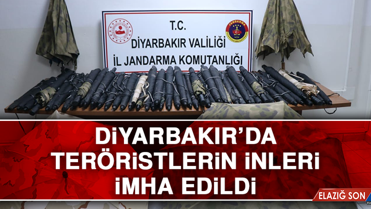 Diyarbakır’da Teröristlerin İnleri İmha Edildi
