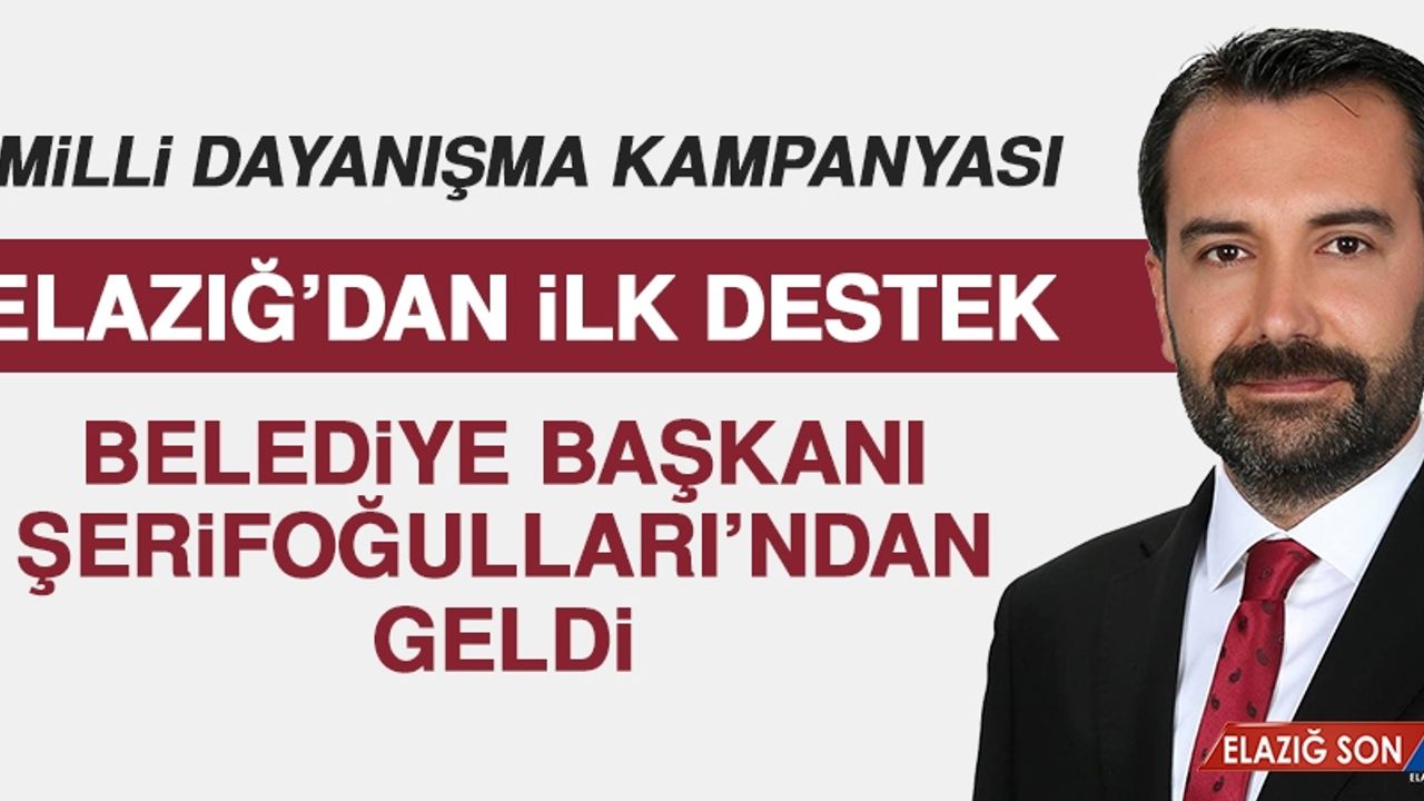 Başkan Şerifoğulları 3 Aylık Maaşını Bağışladı
