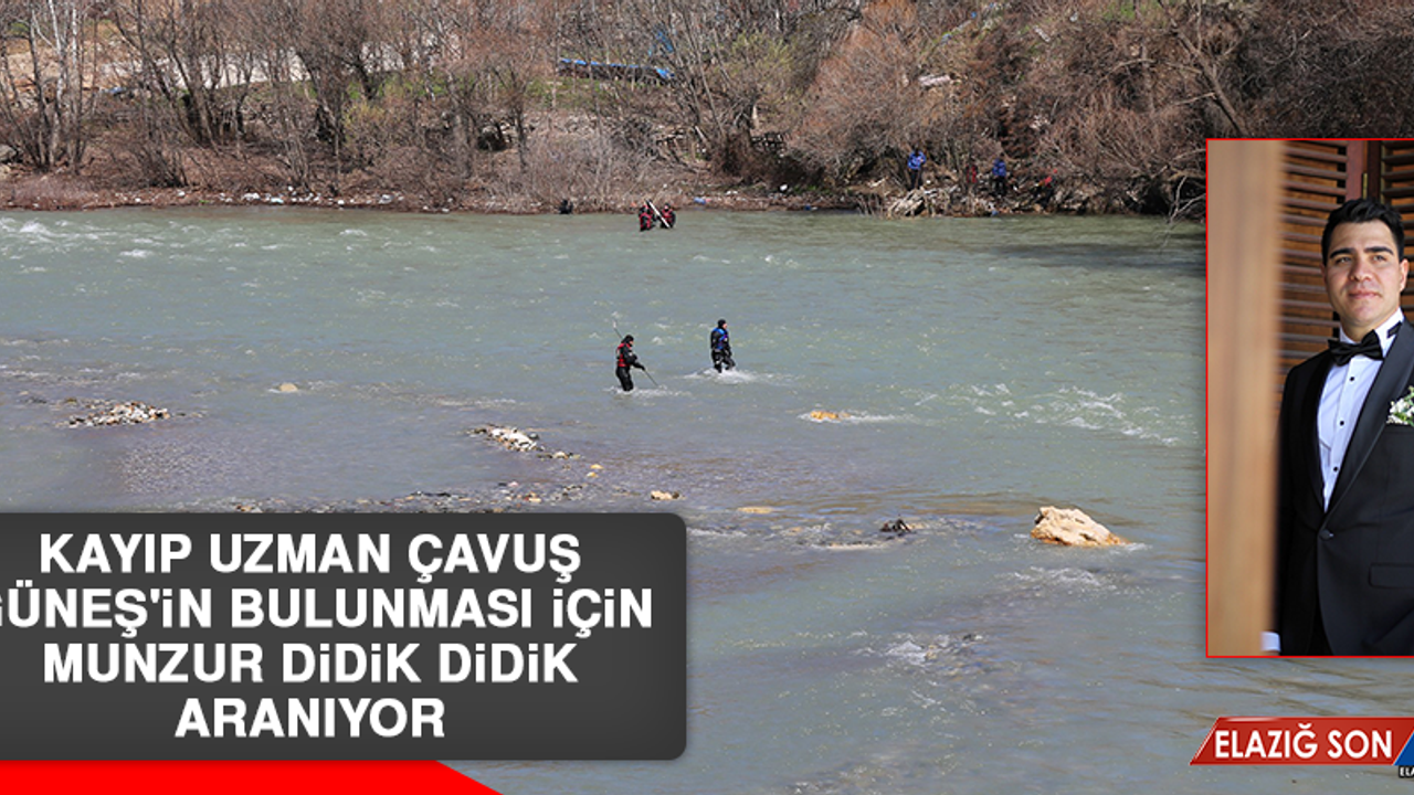 Kayıp Uzman Çavuş Güneş'in Bulunması İçin Munzur Didik Didik Aranıyor