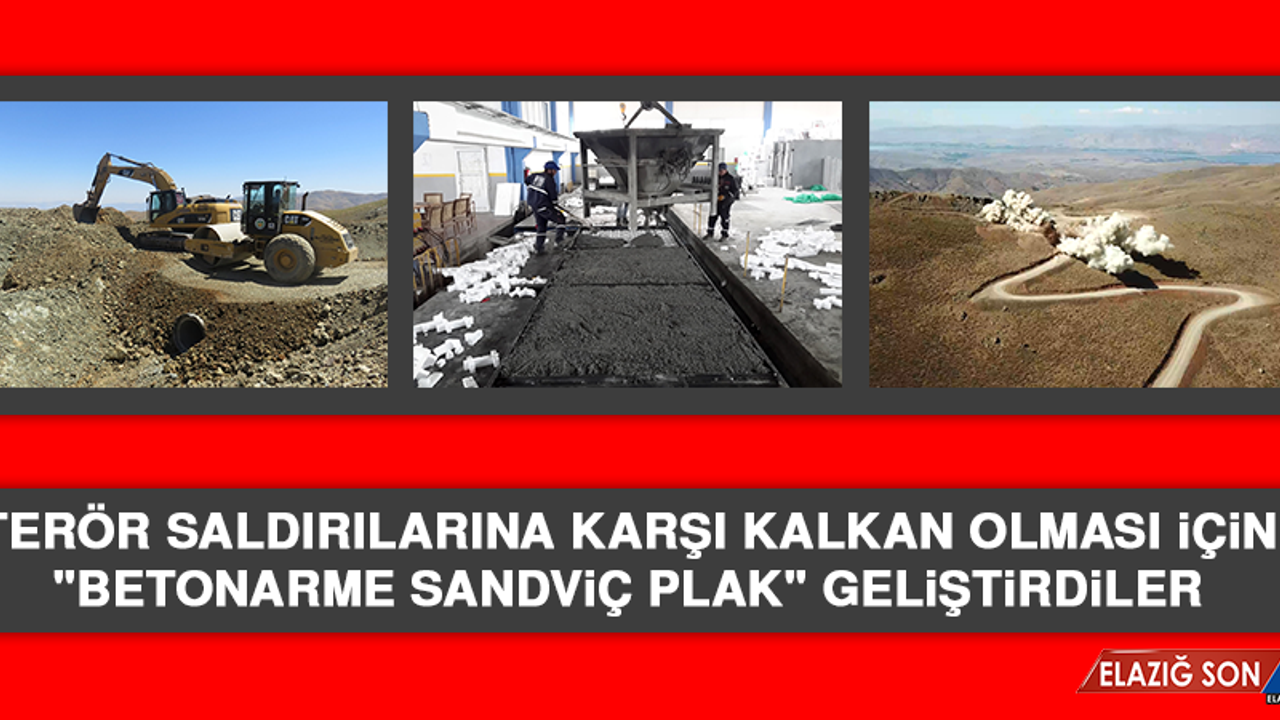 Terör Saldırılarına Karşı Kalkan Olması İçin "Betonarme Sandviç Plak" Geliştirdiler