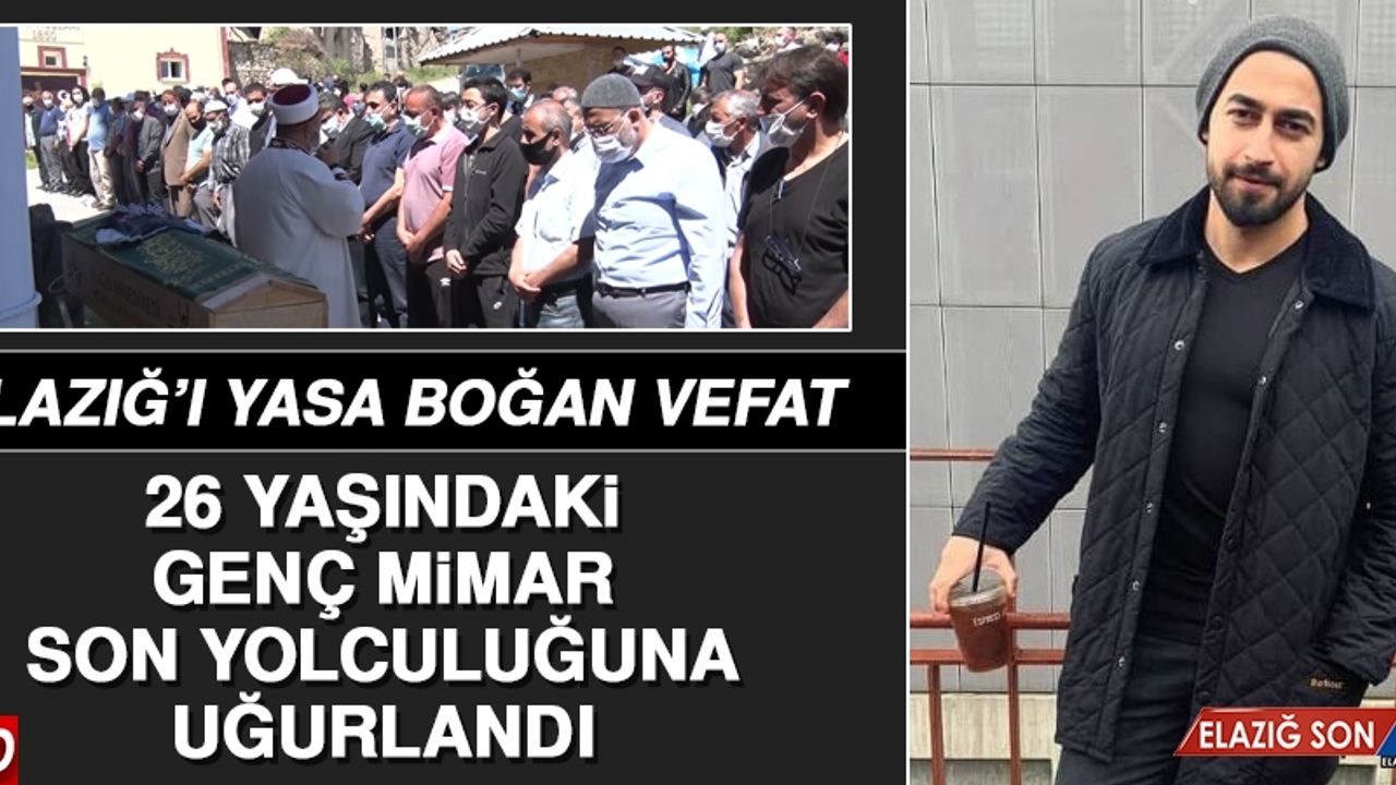 Bisikletten Düşerek Ölen Genç Mimar, Son Yolculuğuna Uğurlandı