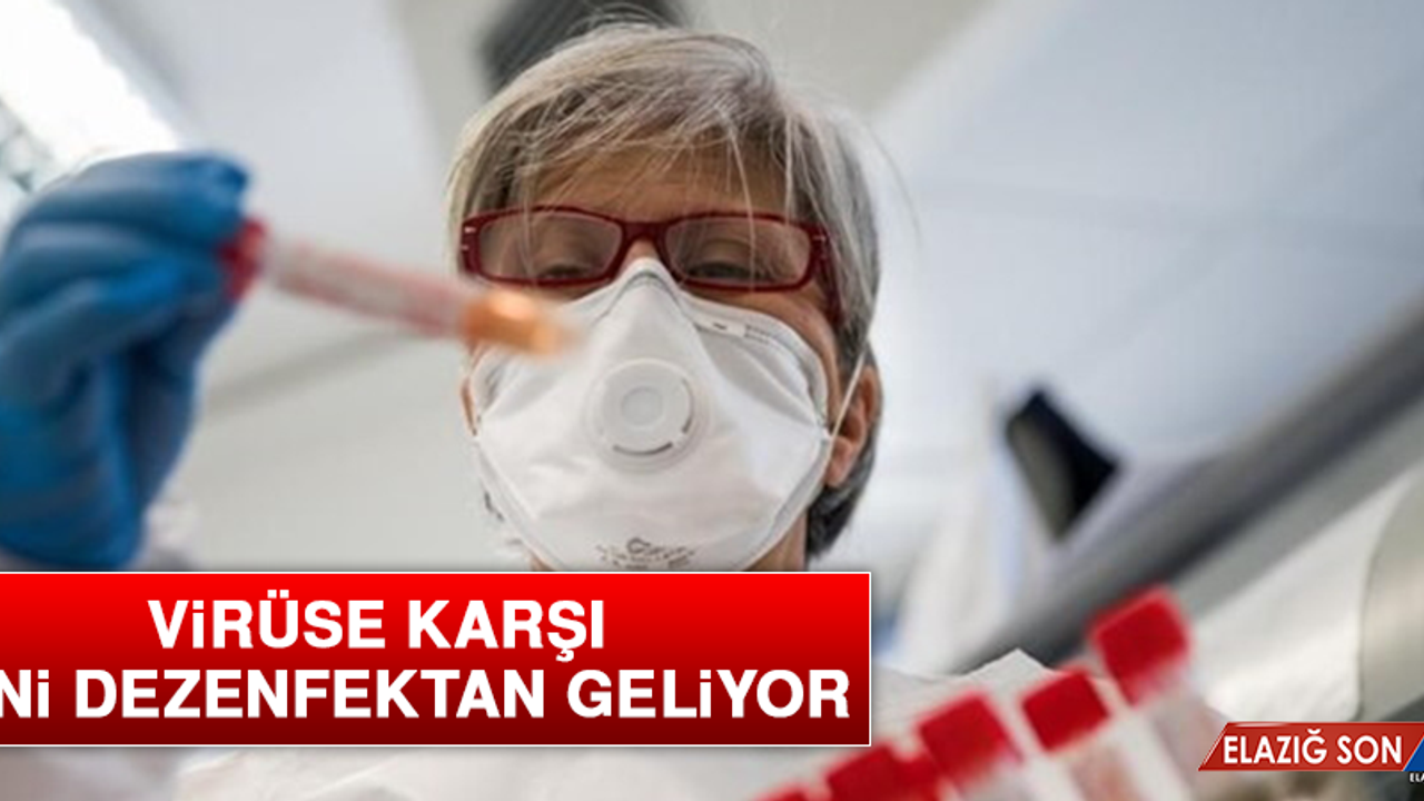 Virüse Karşı Yeni Dezenfektan Geliyor