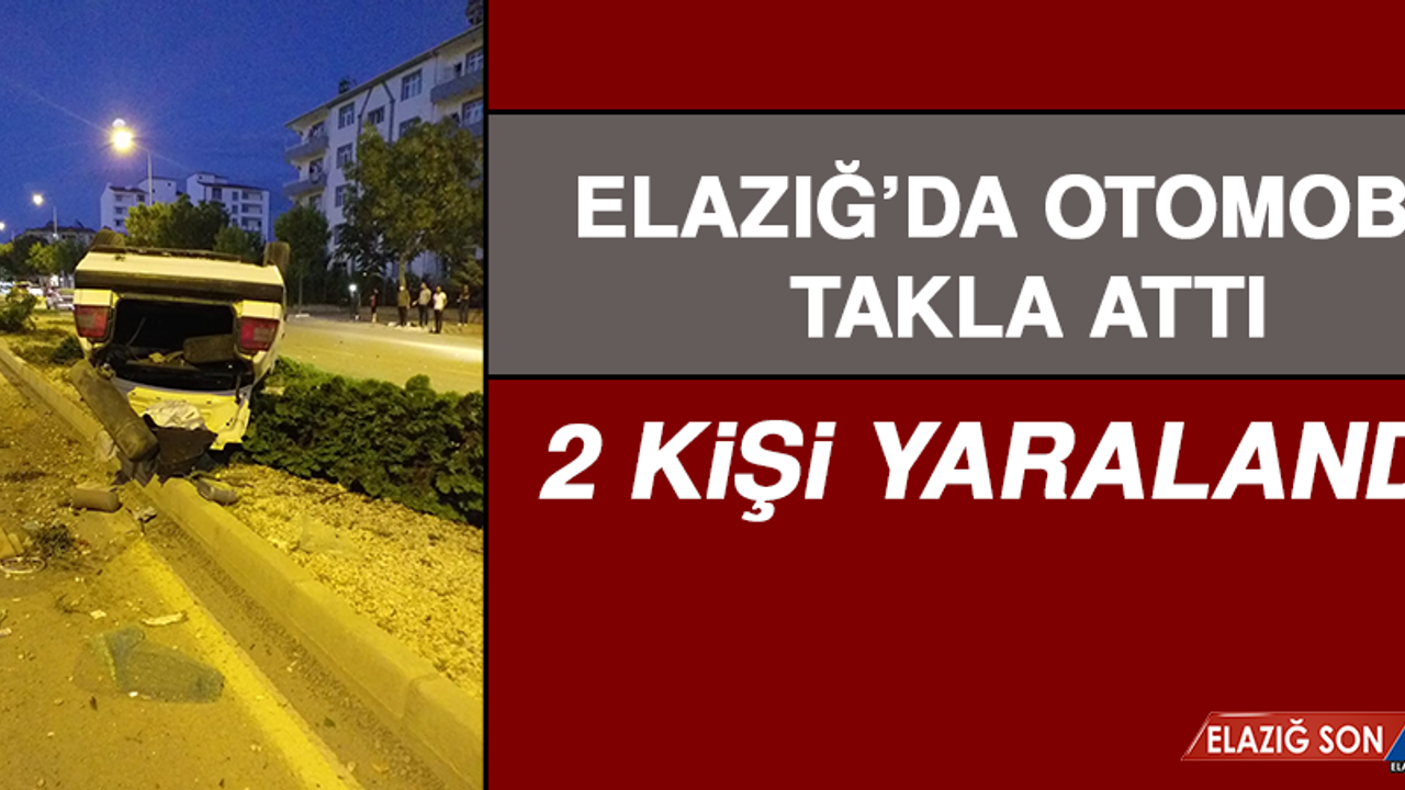 ​​​​​​​Elazığ’da Otomobil Takla Attı: 2 Yaralı  